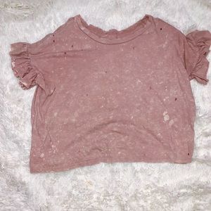 American eagle distressed shirt